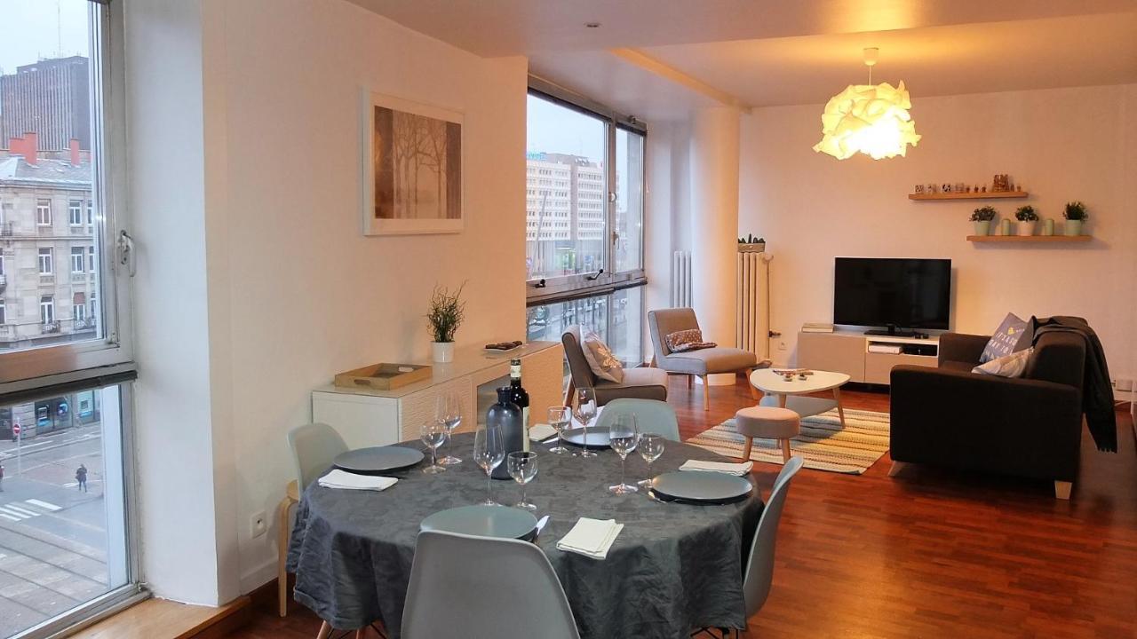 Spacieux Appartement Avec Vue Sur Les Quais Strasburgo Esterno foto
